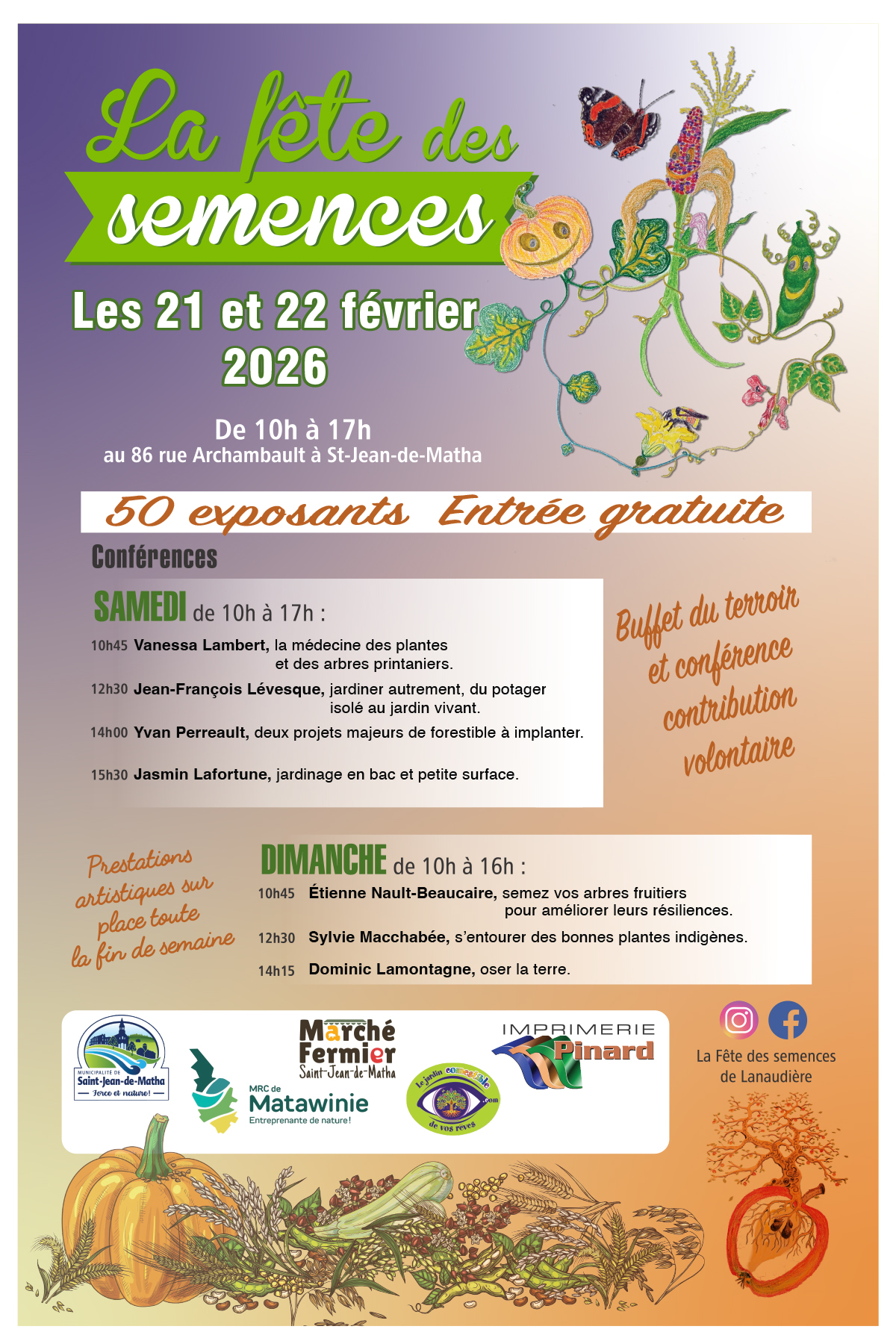 La fête des semences de Lanaudière 2026